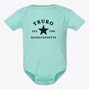 Truro Massachusetts Star Baby Onesie