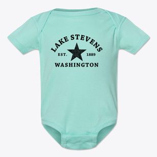 Lake Stevens Washington Star Baby Onesie