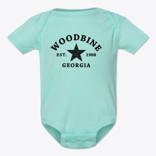Woodbine Georgia Star Baby Onesie