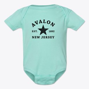 Avalon New Jersey Star Baby Onesie