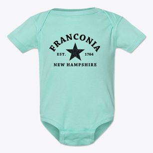 Franconia New Hampshire Star Baby Onesie