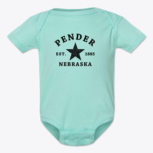 Pender Nebraska Star Baby Onesie
