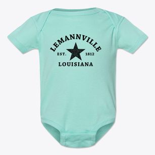 Lemannville Louisiana Star Baby Onesie