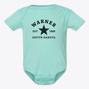 Warner South Dakota Star Baby Onesie