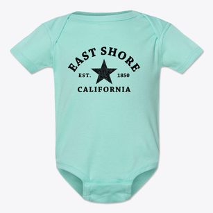 East Shore California Star Baby Onesie