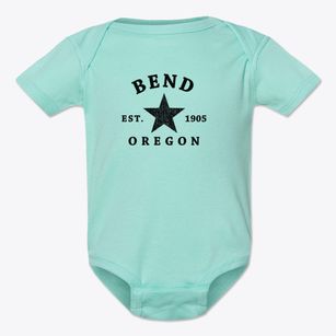Bend Oregon Star Baby Onesie