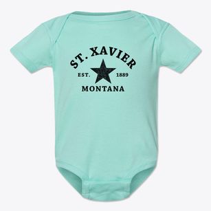 St. Xavier Montana Star Baby Onesie
