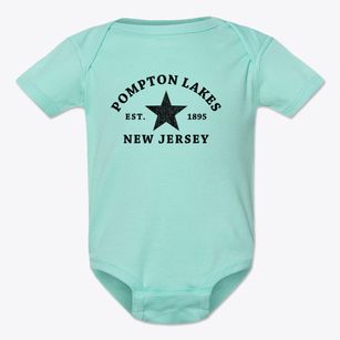 Pompton Lakes New Jersey Star Baby Onesie