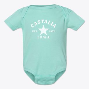 Castalia Iowa Star Baby Onesie