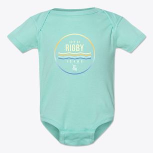 Rigby Idaho Color Fade Baby Onesie