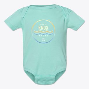 Knox Maine Color Fade Baby Onesie