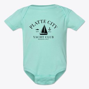 Platte City Missouri Yacht Club Baby Onesie