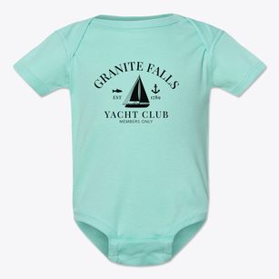 Granite Falls North Carolina Yacht Club Baby Onesie