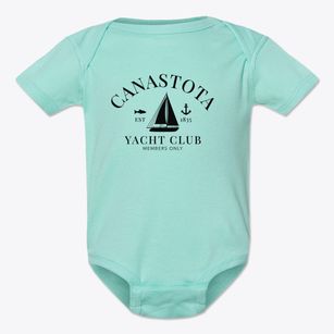Canastota New York Yacht Club Baby Onesie