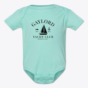 Gaylord Michigan Yacht Club Baby Onesie