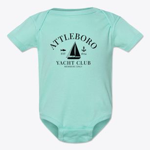 Attleboro Massachusetts Yacht Club Baby Onesie