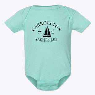 Carrollton Ohio Yacht Club Baby Onesie