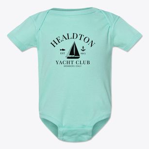 Healdton Oklahoma Yacht Club Baby Onesie