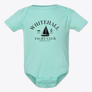 Whitehall Wisconsin Yacht Club Baby Onesie