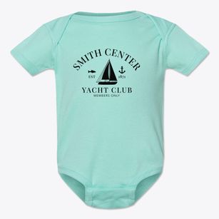 Smith Center Kansas Yacht Club Baby Onesie