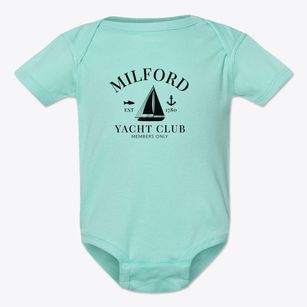 Milford Massachusetts Yacht Club Baby Onesie