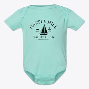 Castle Hill California Yacht Club Baby Onesie