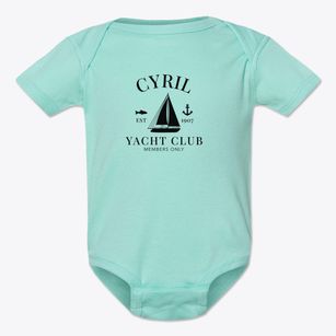 Cyril Oklahoma Yacht Club Baby Onesie