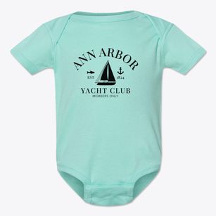Ann Arbor Michigan Yacht Club Baby Onesie