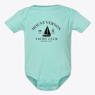 Mount Vernon Maryland Yacht Club Baby Onesie
