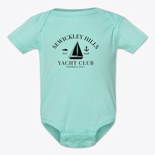 Sewickley Hills Pennsylvania Yacht Club Baby Onesie
