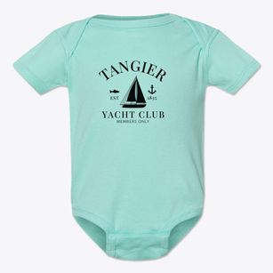 Tangier Virginia Yacht Club Baby Onesie