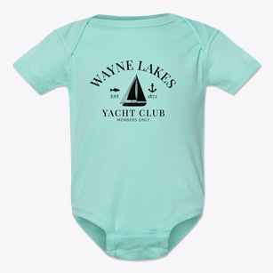 Wayne Lakes Ohio Yacht Club Baby Onesie
