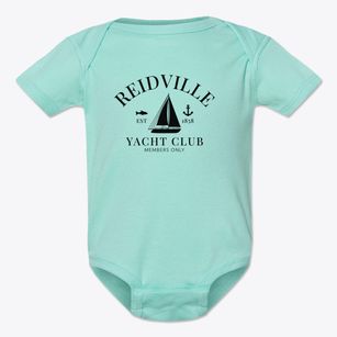 Reidville South Carolina Yacht Club Baby Onesie