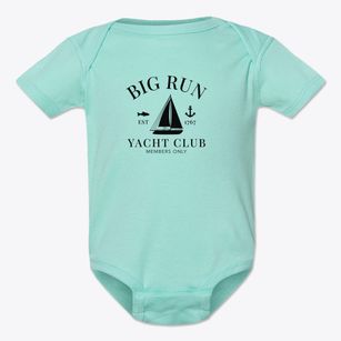 Big Run Pennsylvania Yacht Club Baby Onesie