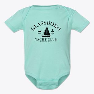 Glassboro New Jersey Yacht Club Baby Onesie