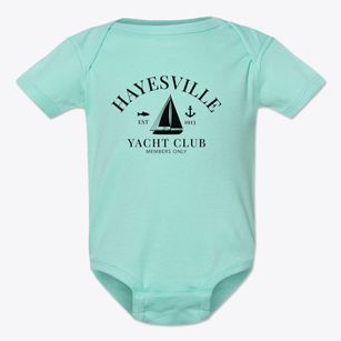 Hayesville North Carolina Yacht Club Baby Onesie