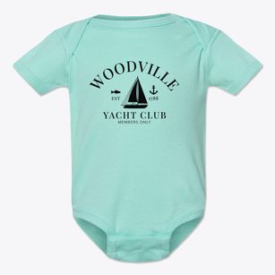 Woodville Georgia Yacht Club Baby Onesie