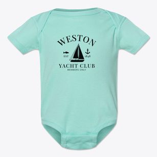 Weston Pennsylvania Yacht Club Baby Onesie
