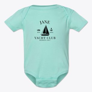 Jane Missouri Yacht Club Baby Onesie