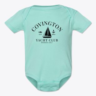 Covington Texas Yacht Club Baby Onesie