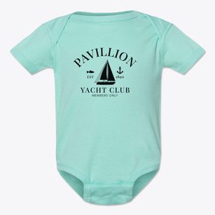 Pavillion Wyoming Yacht Club Baby Onesie