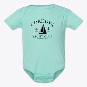 Cordova Nebraska Yacht Club Baby Onesie
