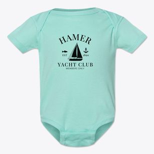 Hamer Idaho Yacht Club Baby Onesie