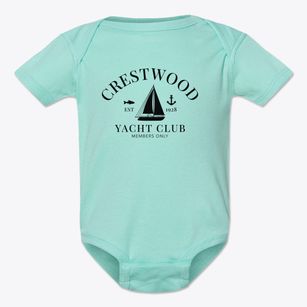 Crestwood Illinois Yacht Club Baby Onesie
