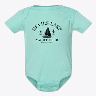 Devils Lake North Dakota Yacht Club Baby Onesie
