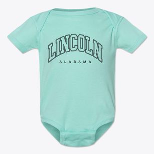 Lincoln Alabama Inline Baby Onesie