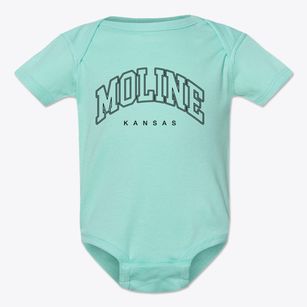 Moline Kansas Inline Baby Onesie