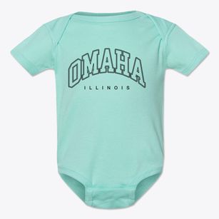 Omaha Illinois Inline Baby Onesie