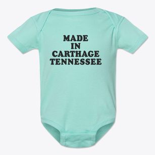 Carthage Tennessee Classic 70s Baby Onesie
