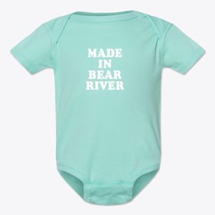 Bear River Wyoming Classic 70s Baby Onesie